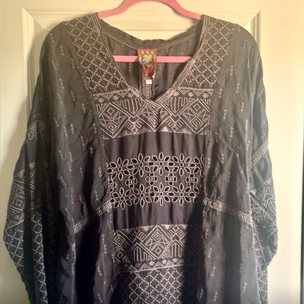 Johnny Was Tunic with Intricate Patterns